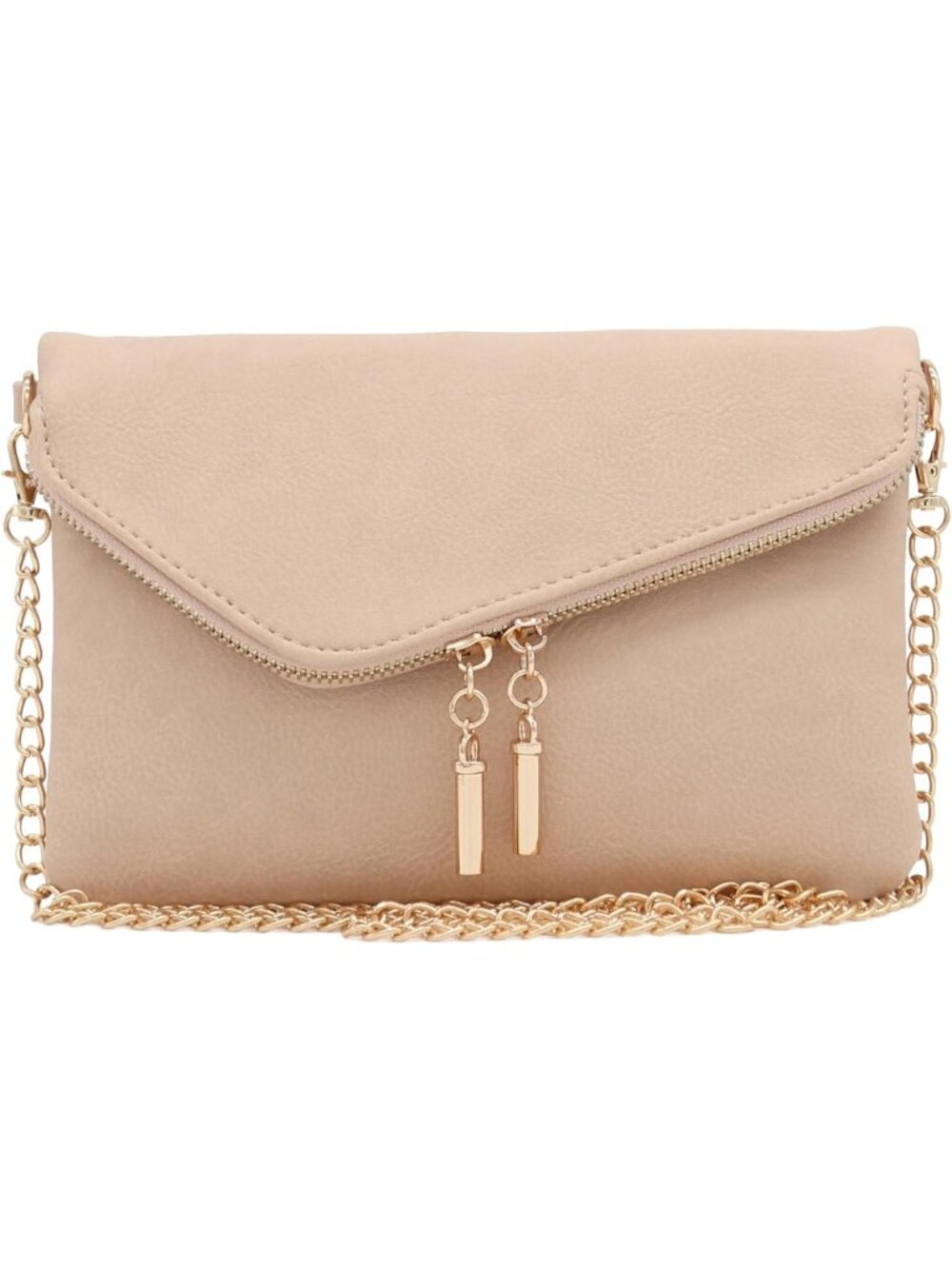 Stylish Envelope Wristlet Clutch Crossbody Bag with Chain Strap - Perfect for